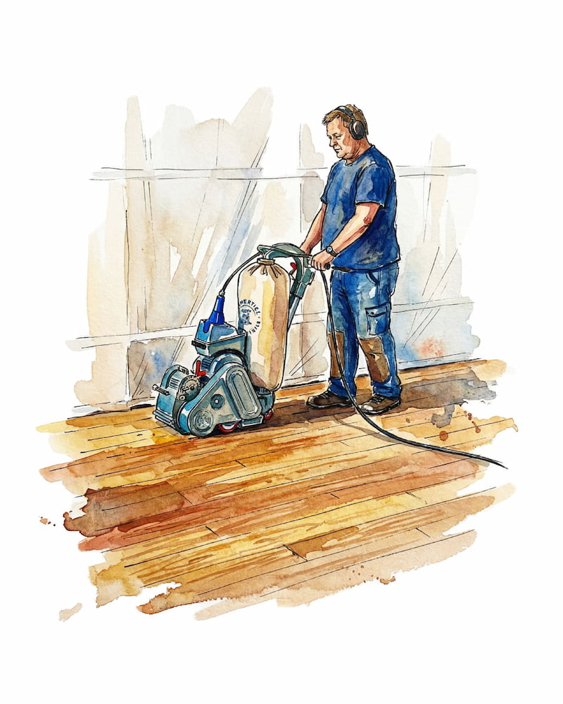 Restauro e Rinnovo parquet esistente e recupero vecchi pavimenti in legno